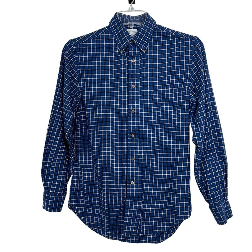 Brooks Brothers Men’s Casual Flannel Button Shirt Sz Small Multi Color LS